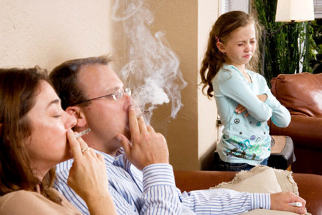 Пассивное курение и дети