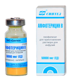 Амфотерицин В – концентрат для приготовления раствора