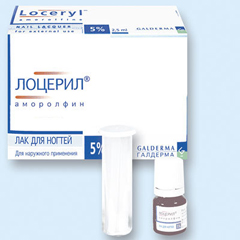 Противогрибковый препарат Лоцерил