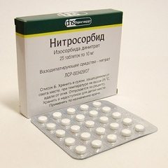 Нитросорбид таблетки