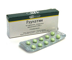 Раунатин – препарат, оказывающий антиаритмическое действие